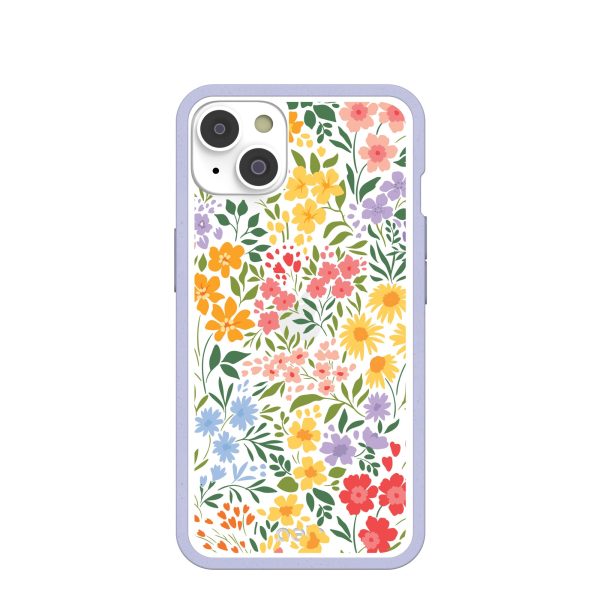 Clear Blooming Wild iPhone 14 16e Case With Lavender Ridge Sale