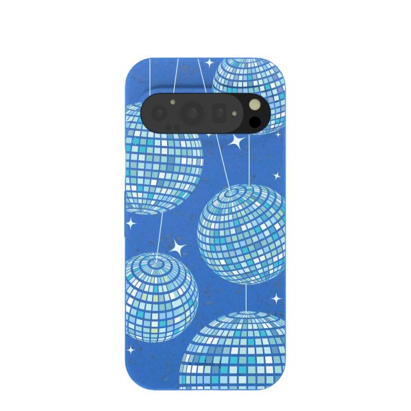 Electric Blue Blue Groove Google Pixel 9 9 Pro Case Online now