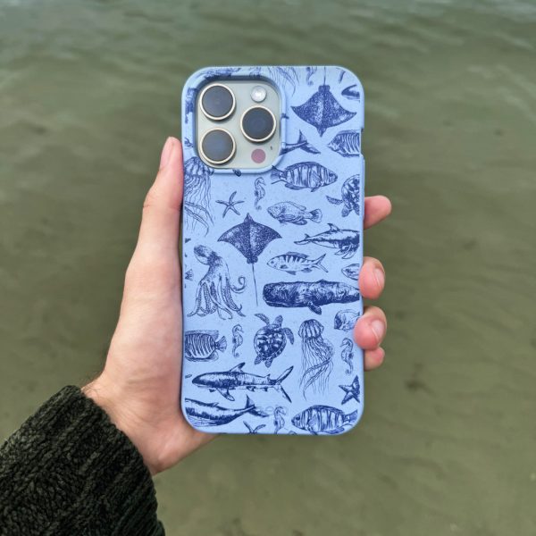 Powder Blue Marine Life Google Pixel 9 Pro XL Case Online Sale - Image 2
