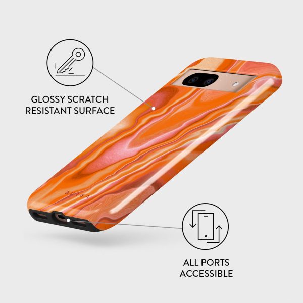 Retro Glow - Google Pixel 8a Case on Sale - Image 3