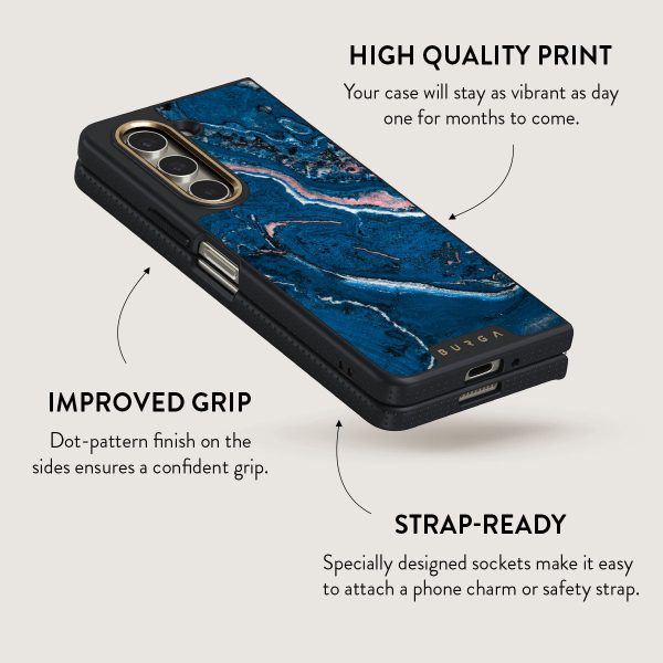 Blue Lagoon - Samsung Galaxy Z Fold 5 Case For Cheap - Image 5