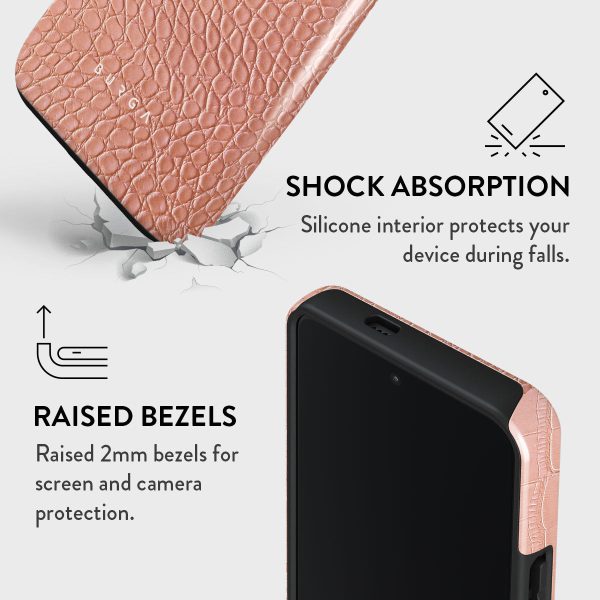 Pink Croco - Xiaomi 14 Ultra Case For Discount - Image 4