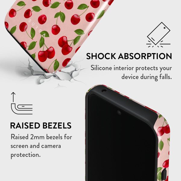 Afternoon Treat - Cherry Google Pixel 8a Case Online now - Image 4